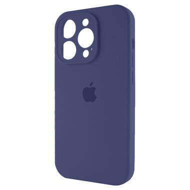 Силіконовий чохол Silicone Full Case AA Apple iPhone 15 Pro Dark Blue (FullAAi15P-7) фото №3