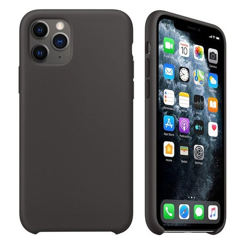 Силіконовий чохол WK Design Moka чорний для iPhone 11 Pro Max фото №1
