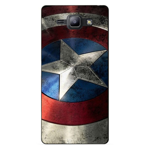 Силіконовий чохол-бампер Coverphone Samsung Galaxy J1 J100 з малюнком Капітан Америка фото №1