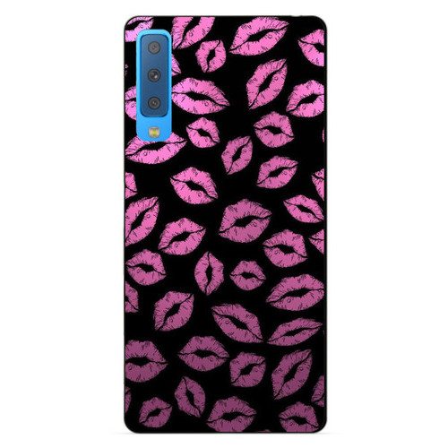 Силіконовий бампер Coverphone Samsung A7 2018 Galaxy A750 з малюнком Поцілунки фото №1