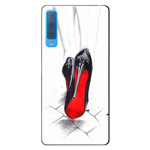Силіконовий бампер Coverphone Samsung A7 2018 Galaxy A750 із малюнком Туфлі фото №1