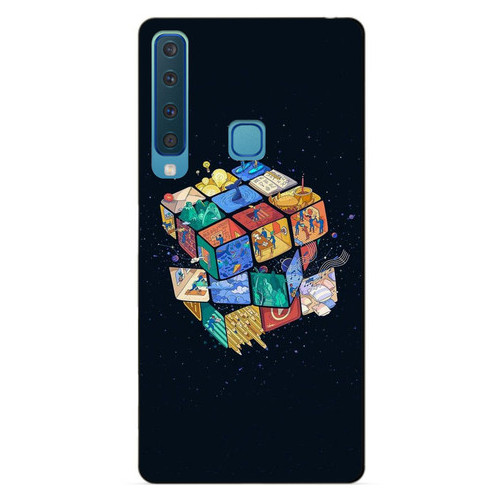 Силіконовий бампер Coverphone Samsung A9 2018 Galaxy A920 з малюнком Кубик Рубіка фото №1