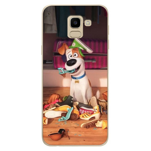 Силіконовий бампер Coverphone Samsung J6 2018 Galaxy J600 з малюнком Собака Макс фото №1