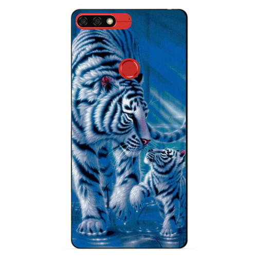 Бампер силіконовий Coverphone Huawei Honor 7c Pro з малюнком Тигри фото №1