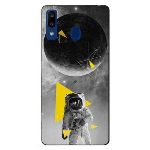 Бампер силіконовий Coverphone Samsung A20 2019 Galaxy A205f з малюнком Астронавт фото №1