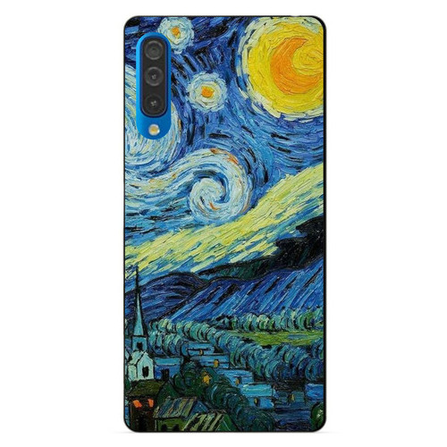 Бампер силіконовий Coverphone Samsung A50 2019 Galaxy A505f з малюнком Місячна Ніч фото №1