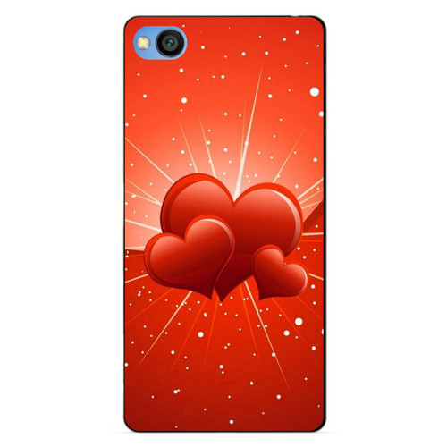 Бампер силіконовий Coverphone Xiaomi Redmi Go Серця фото №1