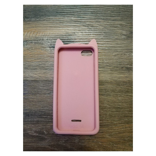 Силіконовий чохол 3D Coverphone Xiaomi Redmi 6a Кішечка вусата рожева фото №2