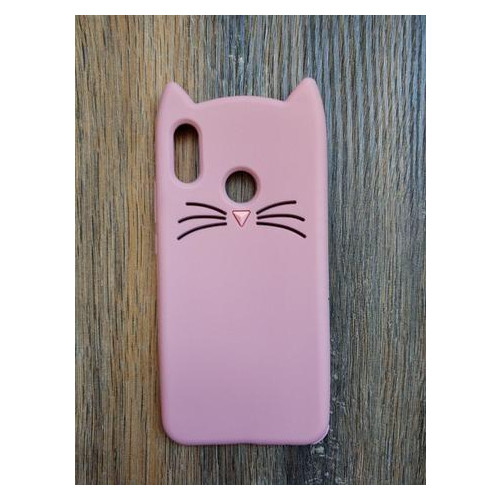 Чохол 3D Coverphone Huawei P20 Lite Вусатий кіт рожевий фото №1