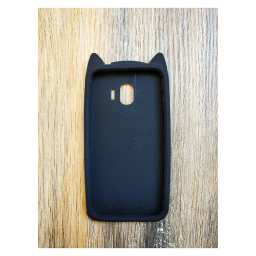 Чохол 3D Coverphone Samsung J2 2018 J250 Вусатий кіт чорний фото №2