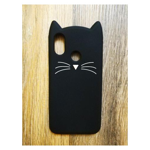 Чохол 3D Coverphone Xiaomi Mi 8 Вусатий кіт чорний фото №1