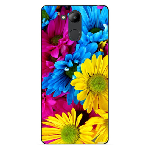 Силіконовий бампер Coverphone Huawei Honor 6с Pro з малюнком Хризантеми фото №1
