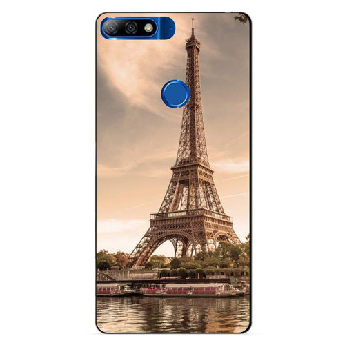 Силіконовий бампер Coverphone Huawei Y7 Prime 2018 із малюнком Париж фото №1