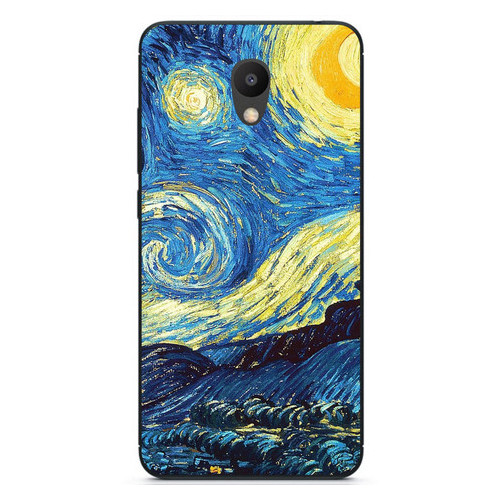 Силіконовий бампер Coverphone Meizu M5 з малюнком Місячна ніч фото №1
