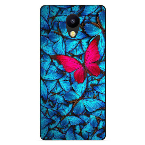 Силіконовий бампер Coverphone Meizu M5c з малюнком Метелик фото №1