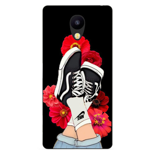 Силіконовий бампер Coverphone Meizu M5c із малюнком Кеди фото №1