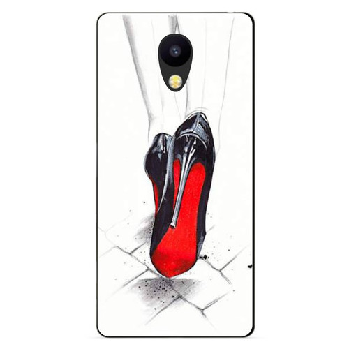 Силіконовий бампер Coverphone Meizu M5c із малюнком Лабутени фото №1