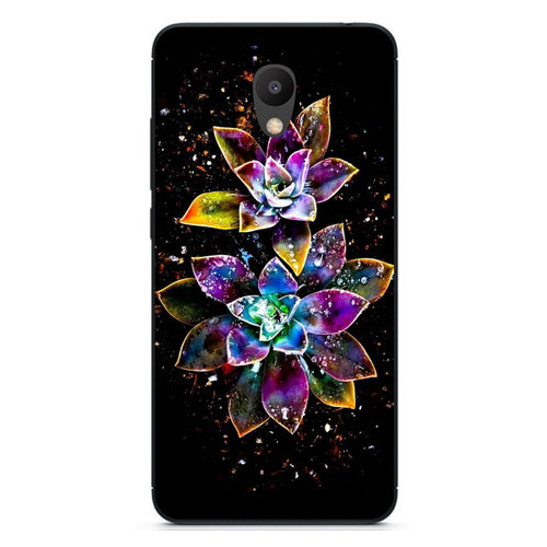 Силіконовий бампер Coverphone Meizu M5s із малюнком Чарівні квіти фото №1