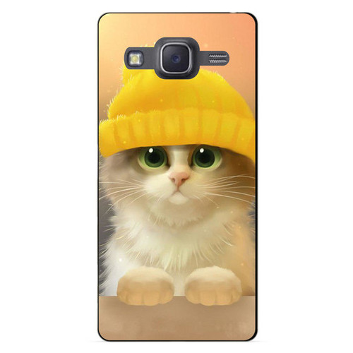 Силіконовий бампер із малюнком Coverphone Samsung Galaxy J5 J500 Котик у шапочці фото №1