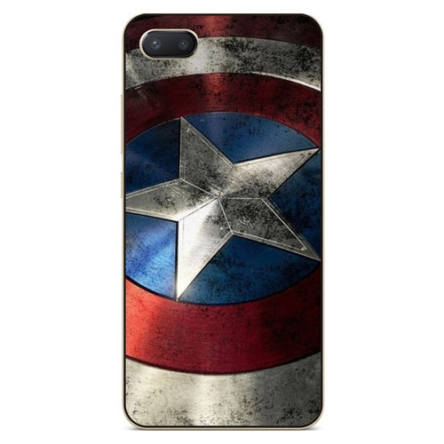 Бампер силіконовий Coverphone iPhone 7 Plus з малюнком Капітан Америка фото №1