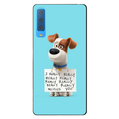 Бампер силіконовий Coverphone Samsung A7 2018 Galaxy A750 з малюнком Собака Макс фото №1