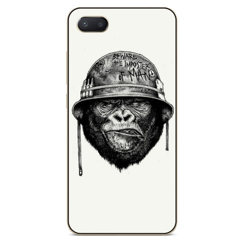 Силіконовий чохол Coverphone Iphone 7 із малюнком Мавпа в касці фото №1