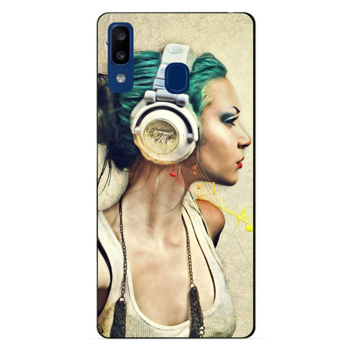 Силіконовий чохол Coverphone Samsung A20 2019 Galaxy A205f із малюнком Музика фото №1