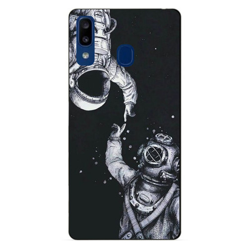 Силіконовий чохол Coverphone Samsung A20 2019 Galaxy A205f з малюнком Зближення фото №1