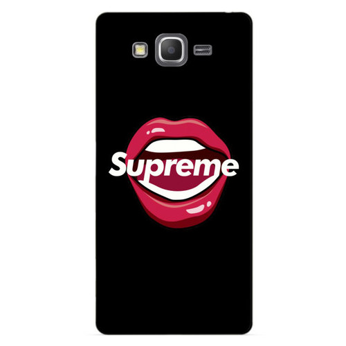 Силіконовий чохол Coverphone Samsung G530/G531 Galaxy Grand Prime з малюнком Supreme на губах фото №1