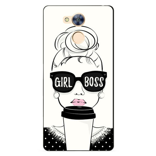 Силіконовий чохол Coverphone Huawei Honor 6a з малюнком Girl Boss фото №1