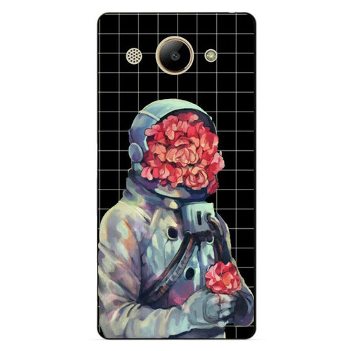 Чохол силіконовий Coverphone Huawei Y3 2017 з малюнком Букети квітів фото №1