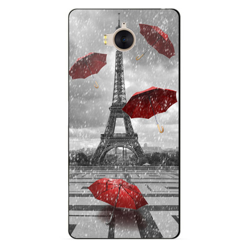 Чохол силіконовий Coverphone Huawei Y5 2017 з малюнком Дощ у Парижі фото №1