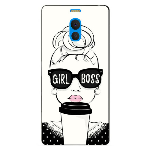 Чохол силіконовий Coverphone Meizu M6 Note із малюнком Girl Boss фото №1
