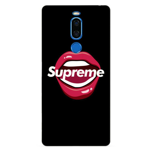 Чохол силіконовий Coverphone Meizu X8 із малюнком Supreme на губах фото №1