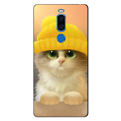 Чохол силіконовий Coverphone Meizu X8 із малюнком Котик у шапці фото №1