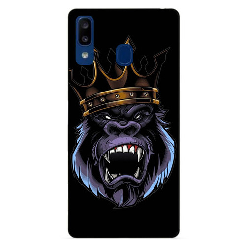 Чохол силіконовий Coverphone Samsung A20 2019 Galaxy A205f з малюнком Мавпа в Короні фото №1