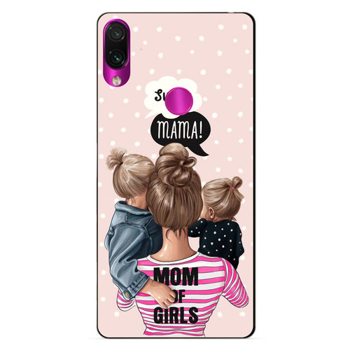 Чохол силіконовий Coverphone Xiaomi Redmi Note 7 з малюнком Mom of girls фото №1