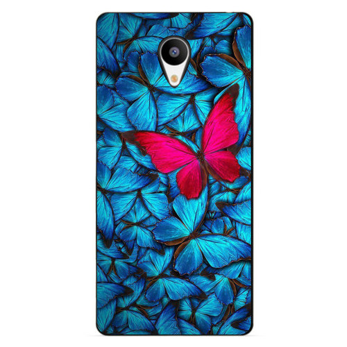 Силіконовий бампер Coverphone Meizu M3s з малюнком Метелики фото №1
