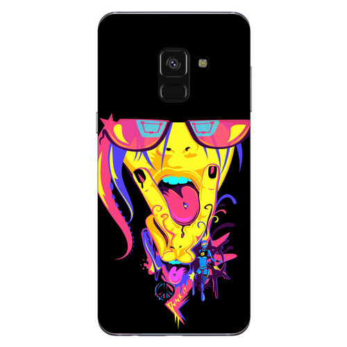 Силіконовий бампер Coverphone Samsung A8 Galaxy A530 Креатив 01 фото №1