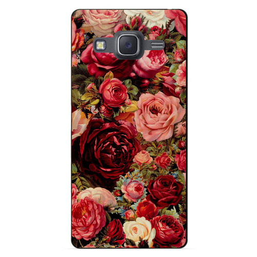Силіконовий бампер Coverphone Samsung J7 Galaxy J700 з малюнком Червоні Троянди фото №1
