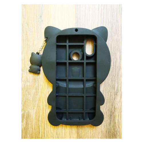 Силіконовий чохол Coverphone 3D Xiaomi Mi 8 Кішечка чорна фото №2