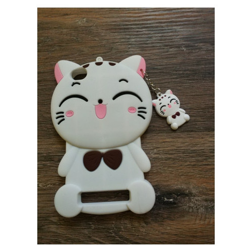 Силіконовий чохол Coverphone 3D Xiaomi Redmi 5a Кішечка біла фото №1