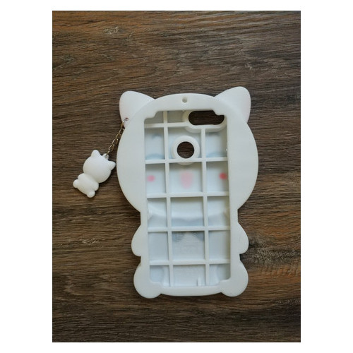Об'ємний чохол Coverphone 3D Huawei P Smart Кішечка біла фото №2