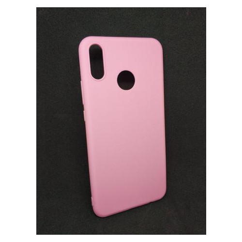 Силіконовий чохол бампер Coverphone Huawei P Smart Plus Candy case Рожевий фото №1