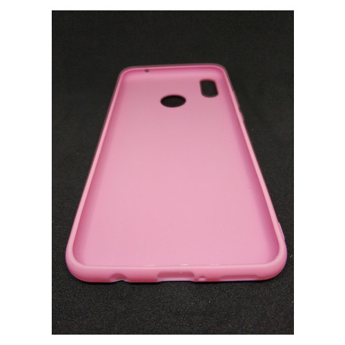 Силіконовий чохол бампер Coverphone Huawei P Smart Plus Candy case Рожевий фото №4