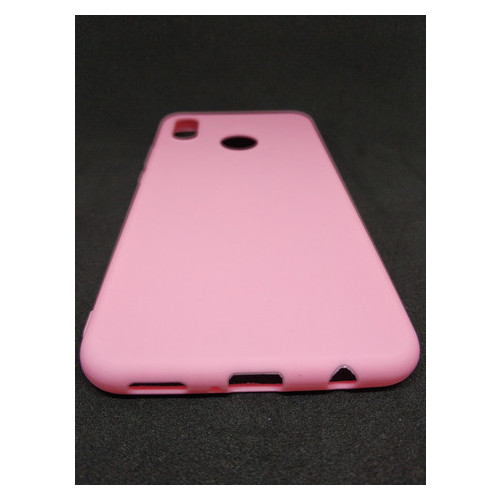 Силіконовий чохол бампер Coverphone Huawei P Smart Plus Candy case Рожевий фото №5