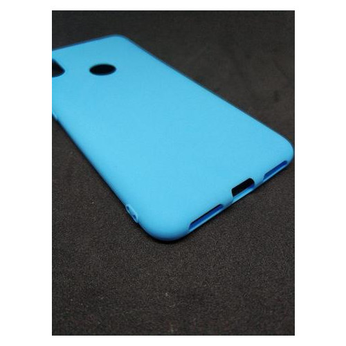 Чохол бампер Coverphone Xiaomi Redmi Note 6 Pro Candy case Блакитний фото №2