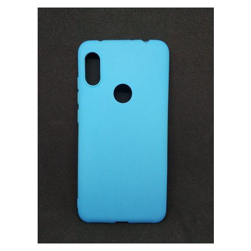 Чохол бампер Coverphone Xiaomi Redmi Note 6 Pro Candy case Блакитний фото №1