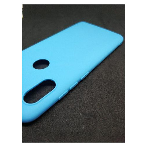 Чохол бампер Coverphone Xiaomi Redmi Note 6 Pro Candy case Блакитний фото №4