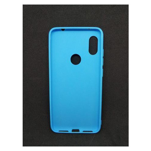 Чохол бампер Coverphone Xiaomi Redmi Note 6 Pro Candy case Блакитний фото №3